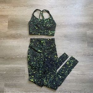 Lululemon Tight & Longline Bra Set